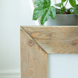 Details of wooden frame.