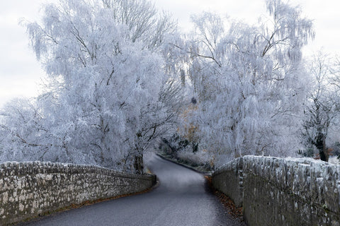 Bective Bridge during the cold snap of December 2022.