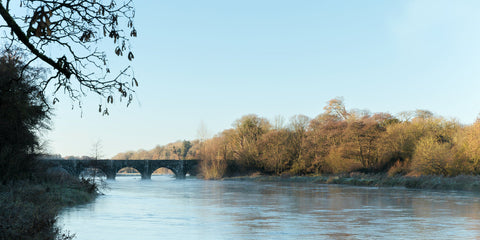 Broadbridge, Stackallen on the river Boyne. This was shot in December 2022 on the first day of the cold snap.
