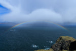 A rainbow in Clew Bay taken from Clare Island.