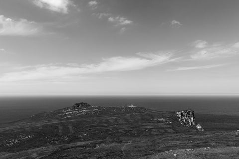 The stunningly beautiful Horn Head in black and white near Dunfanaghy, Co. Donegal.  