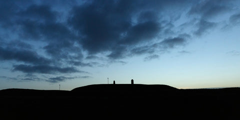 Moments before dawn on the Hill of Tara. It was bitterly cold and blustery. When I shot this, I was completely alone on the Hill.  A rare and wonderful pleasure. 